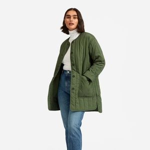 Everlane cotton quilted jacket size small